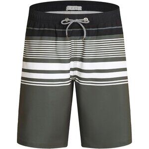✨Men's Black Swim Trunks Bathing Suit Swimming Shorts Mesh Lining Beach Swimwear